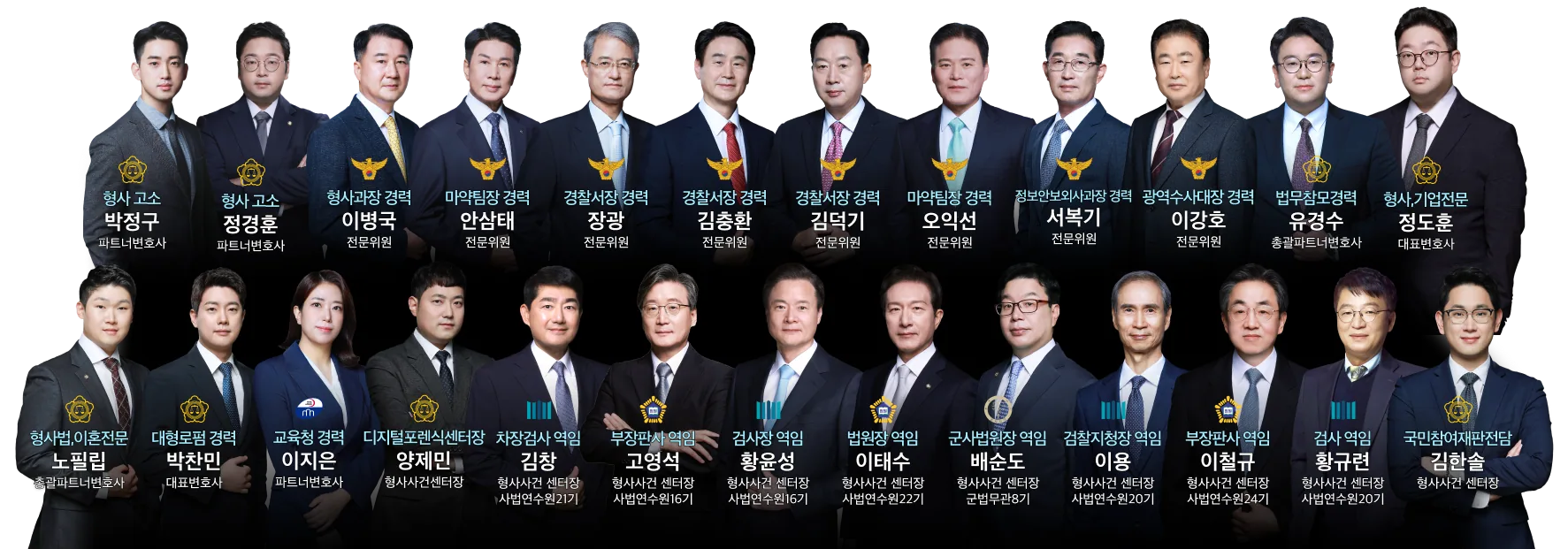 법무법인 오현 중대재해·산업안전 전문 변호인단 단체 사진